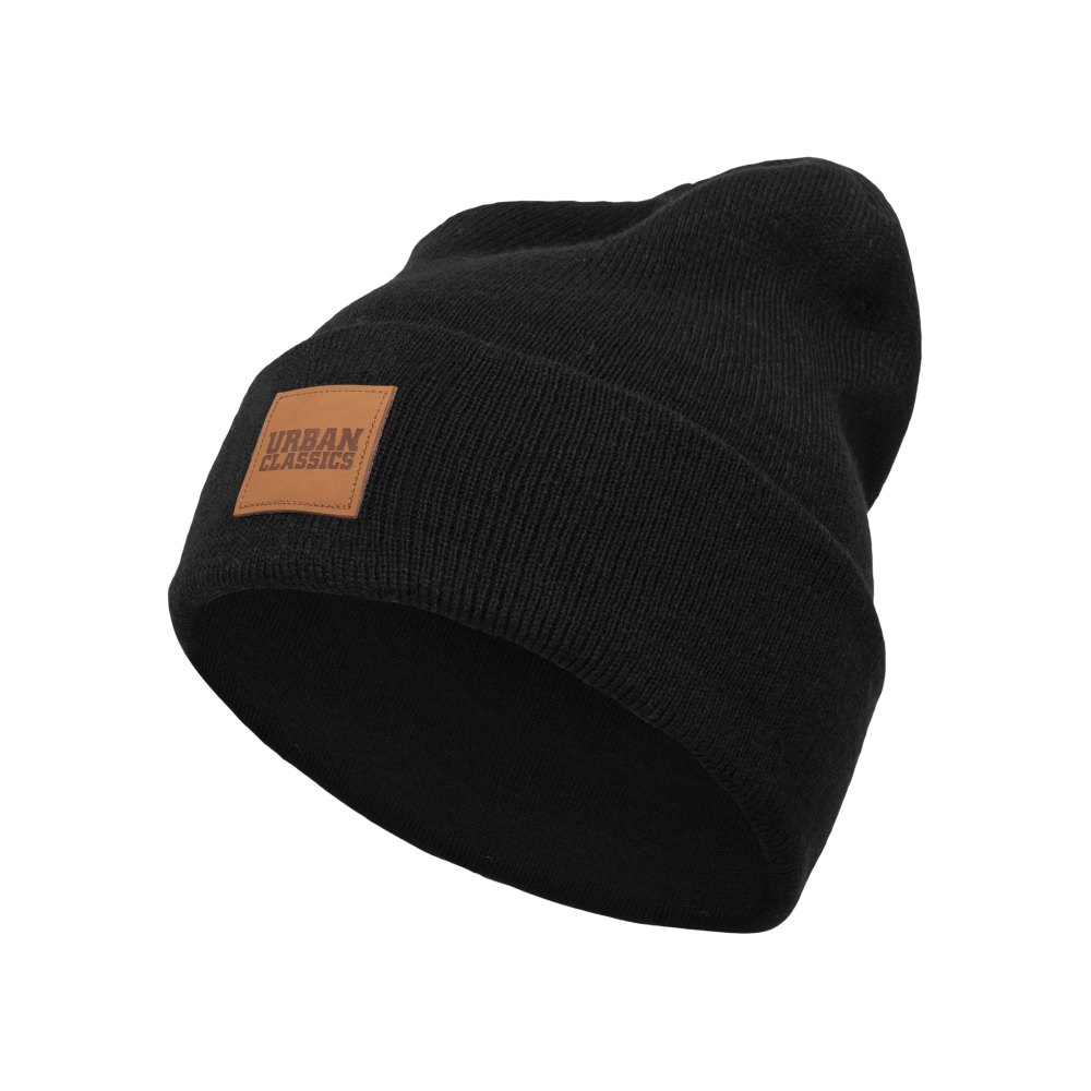 Urban Classics - Logopatch 2-pack Kinder Mütze - Schwarz/Grau